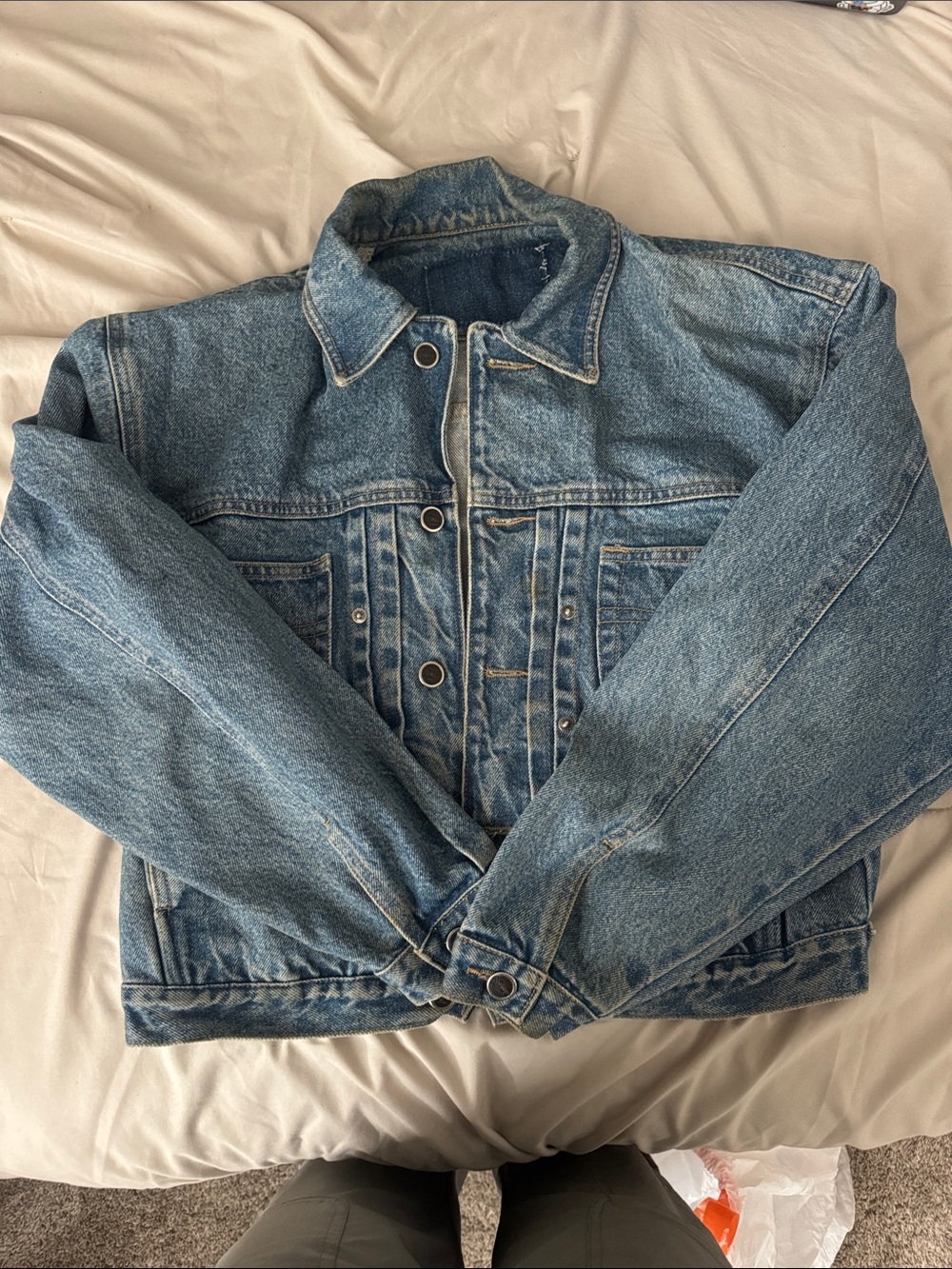 Classic Men's Blue Denim Jacket - Unbranded